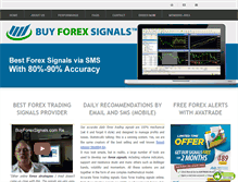 Tablet Screenshot of buyforexsignals.com